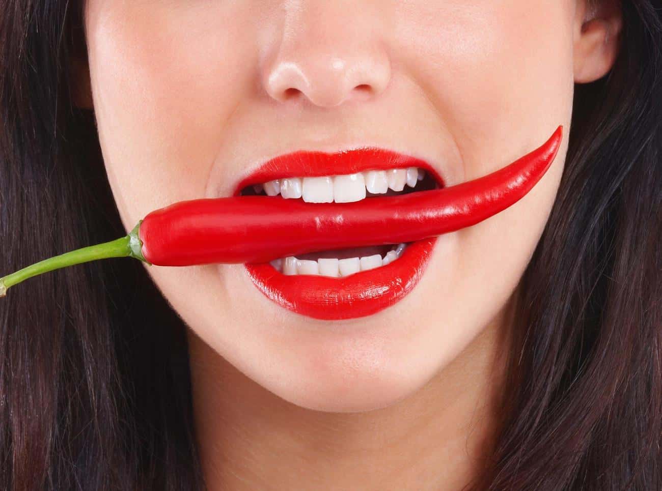Close-up of a smile with immediate whitening results after treatment Northampton