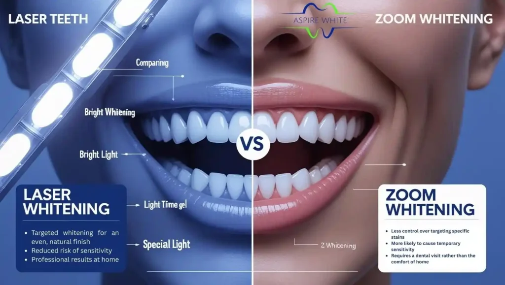 Laser Teeth Whitening vs. Zoom Whitening Northampton