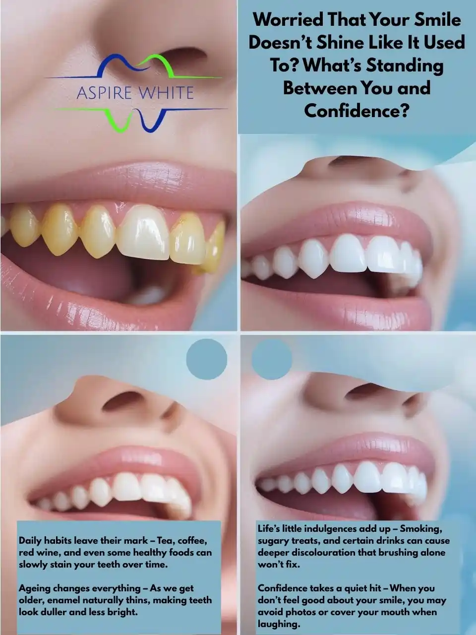 Worried That Your Smile Doesn’t Shine Like It Used To What’s Standing Between You and Confidence Northampton
